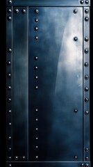 Industrial aesthetic: oxidized brass panel with rich green patina for interior design