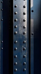 Intricate welded iron bars with textured joints for industrial design