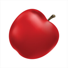 red apple