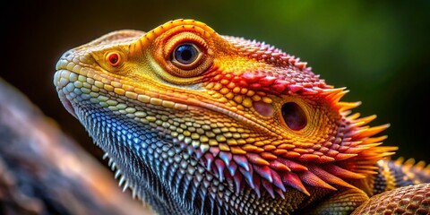 Obraz premium Stunning Bearded Dragon Pics Showcasing Their Unique Colors and Charismatic Personalities for Reptile Enthusiasts and