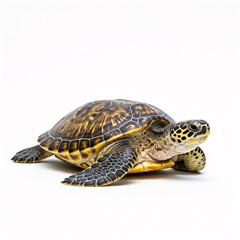 Fototapeta premium sea turtle isolated on white background
