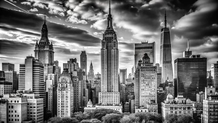 Stunning Black and White Photography Showcasing Iconic New York City Landmarks and Streetscapes