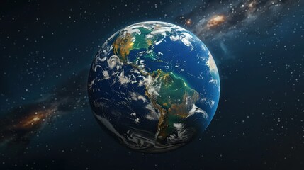 Obraz premium Abstract Planet earth loop able