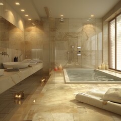Luxurious Modern Spa Bathroom Interior Design