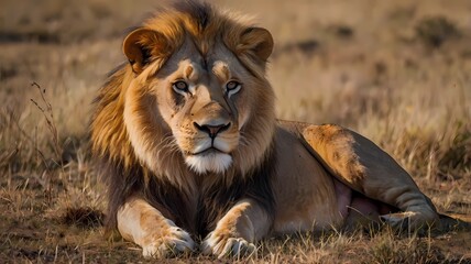 lion cub in the wild