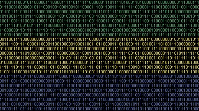 Binary code on flag of Gabon. Program source code or Hacker concept on Gabonese flag. Gabon digital technology security, hacking or programming