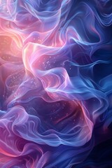 Fototapeta premium Abstract Flowing Colors Digital Art