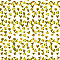 Simple cute pattern in small-scale flowers. Diagonal millefleurs. Floral seamless background for textile or book covers, manufacturing, wallpapers, print, gift wrap and scrapbooking.
