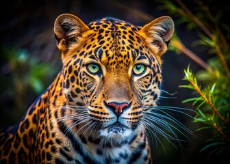 Obraz premium Stunning Pictures of Leopards in the Wild - Captivating Images of these Magnificent Big Cats in Their Natural
