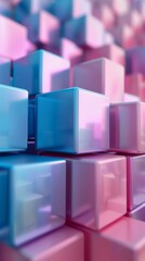 Abstract Geometric Cube Pattern Illustration