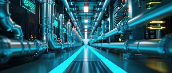 Fototapeta premium Integrated Salt Technology in Modern Mesh Systems