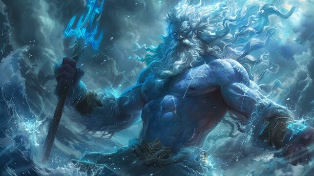 The Greek God of the Sea Poseidon
