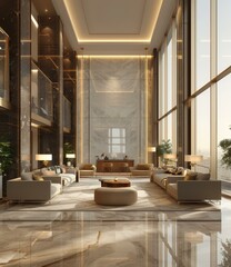 Luxury Modern Interior Design Lobby