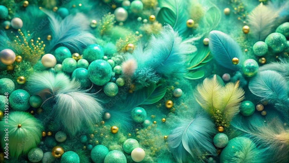 Aufkleber tranquil greenish teal abstract background for design and creative projects with soft textures