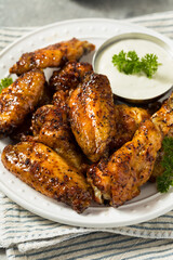 Homemade Hot Honey Chili Crispy Chicken Wings