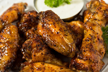 Homemade Hot Honey Chili Crispy Chicken Wings