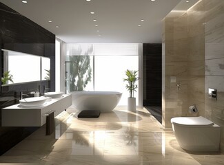 Modern Luxury Bathroom Interior Design