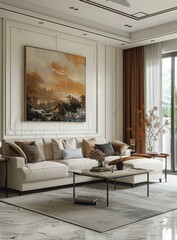 Modern Elegant Living Room Interior Design