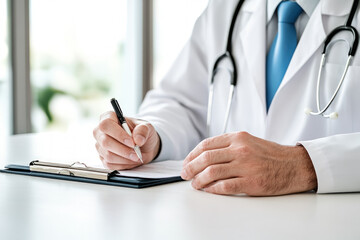 a person discussing health insurance options with an agent in a bright office setting, showcasing personalized service