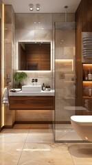 Modern Elegant Bathroom Interior Design