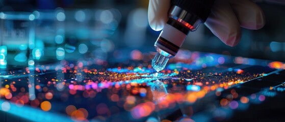 Close-Up of Nanotechnology in Action
