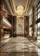 Luxury Hotel Lobby Interior Design