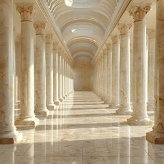 Grand Marble Colonnade Interior Design