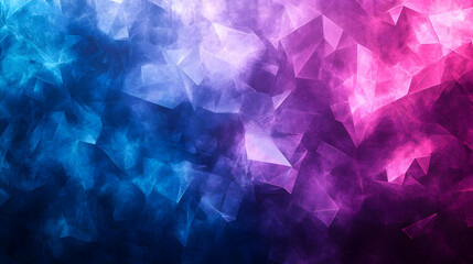 Abstract Background with Blue and Pink Geometric Shapes