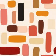 Colorful geometric pattern on a light background.