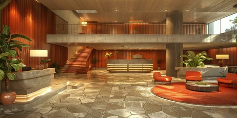 Modern Hotel Lobby Interior Design