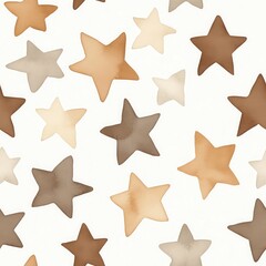 Obraz premium Stars pattern design, white isolate background