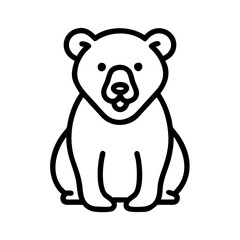 Obraz premium Bear Icon