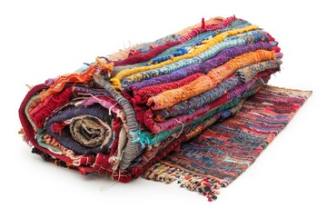 scarf on white background