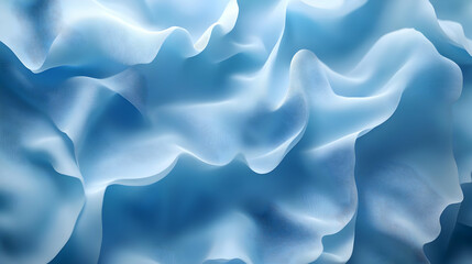 Abstract Blue Wavy Background Illustration