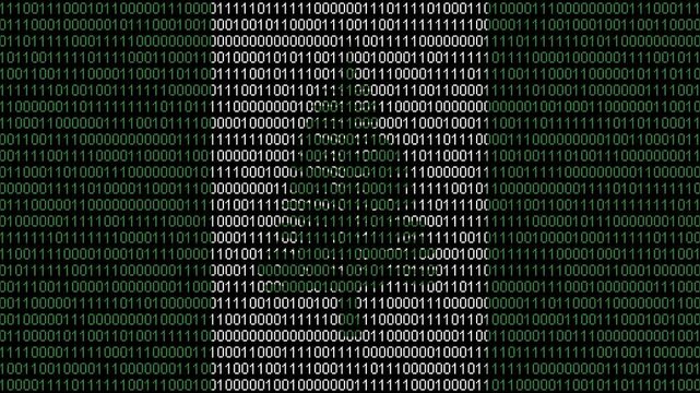 Binary code on flag of Norfolk Island. Program source code or Hacker concept on Norfolk Island flag. Norfolk Island digital technology security, hacking or programming