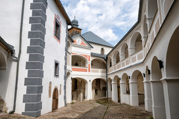Famous Lupca castle, Slovakia, travel destination