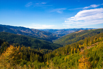 Landscape with Rarau mountains - Romania