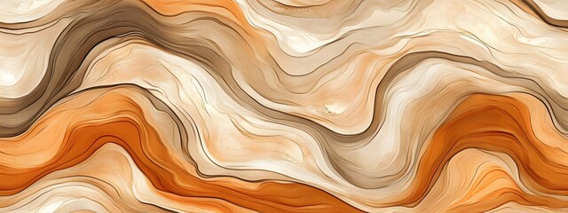 Obraz premium A seamless pattern with a wood grain texture, the colors and patterns merge into each other in an elegant dance of natural beauty