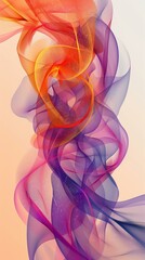 Fototapeta premium Abstract Colorful Flowing Design