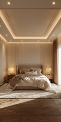 Luxury Bedroom Interior Design Illustration