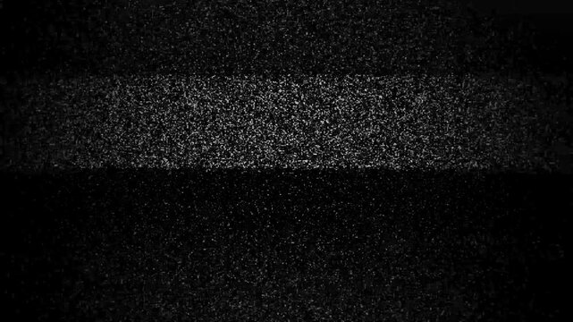Tv screen noise glitch effect. Glitch static white noise television . Tv no signal. Analog Static Noise texture overlay. Horizontal stripes offset .