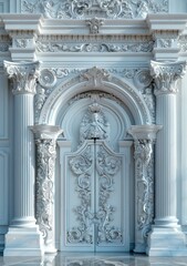 Naklejka premium Ornate Architectural Doorway Design