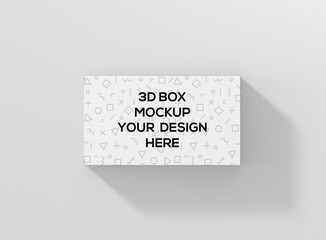 Wide Flat Rectangle Packaging Box