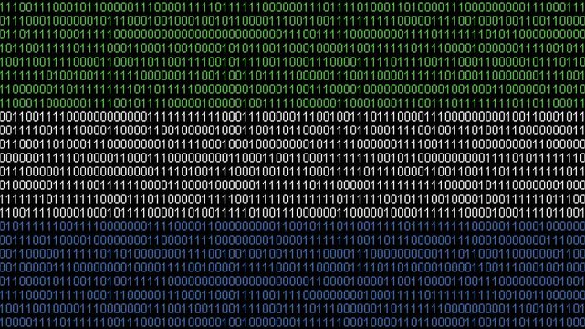Binary code on flag of Sierra Leone. Program source code or Hacker concept on Sierra Leonean flag. Sierra Leone digital technology security, hacking or programming