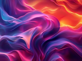 Fototapeta premium Abstract Flowing Colors