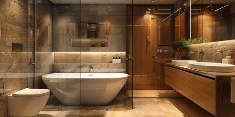 Modern Luxury Bathroom Interior Design