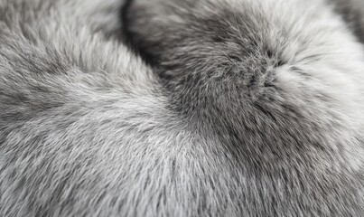 A close up of a furry animal's coat with a shiny, glittery appearance