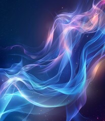 Fototapeta premium Abstract Nebula Flowing in the Cosmic Space