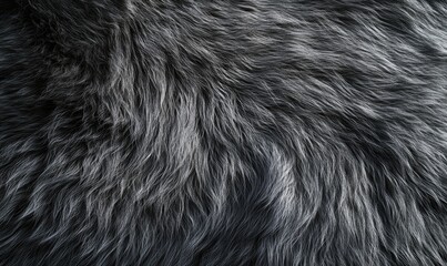 A close up of a furry animal's coat