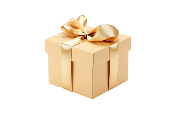 Obraz premium Birthday gift box with bow isolated on transparent background